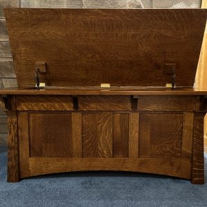 Oak in Michael’s cherry Amish built